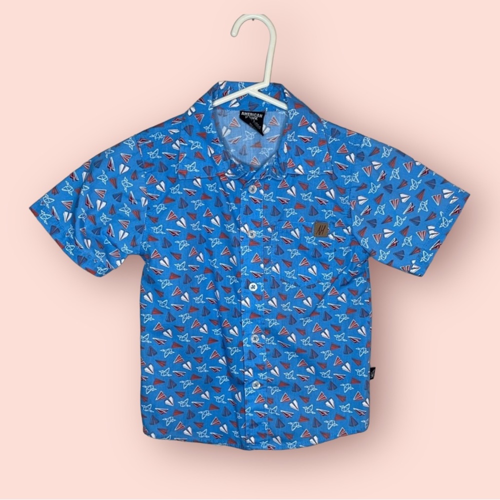 American Hawk Boys Dressy Short Sleeve Top
